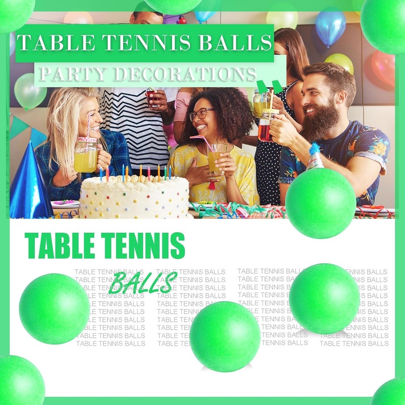 SEEVOR 28 Pcs Balls Table Tennis Balls 40mm Color Plastic Balls Bulk Washable Small Game Balls for Party Decoration Handcrafted Art Carnival Pool Games - Image 4